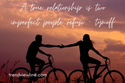 A true relationship is two imperfect people refusi - tymoff