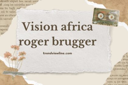 Vision africa roger brugger