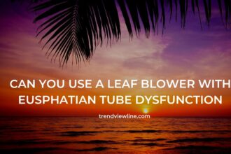 Can you use a leaf blower with eusphatian tube dysfunction